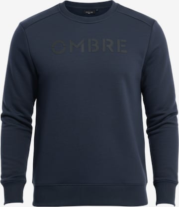 Ombre Sweatshirt 'OM-SSPS-0181' in Blauw: voorkant
