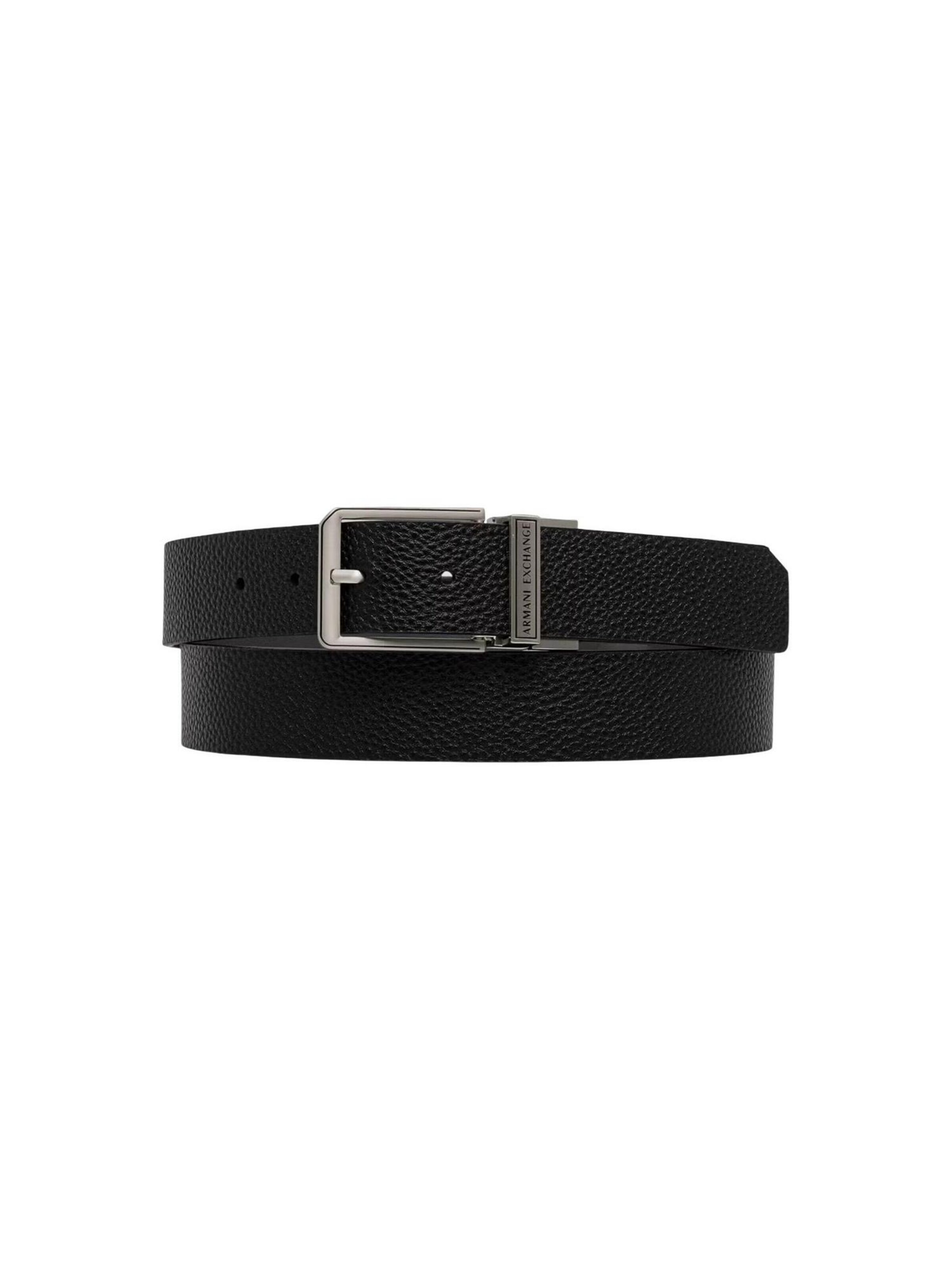 ARMANI EXCHANGE - Cinturón 'XM003188 AF26723' en negro: frente