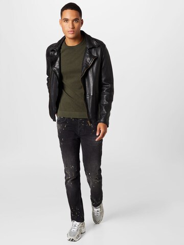 SikSilk Regular Jeans in Black