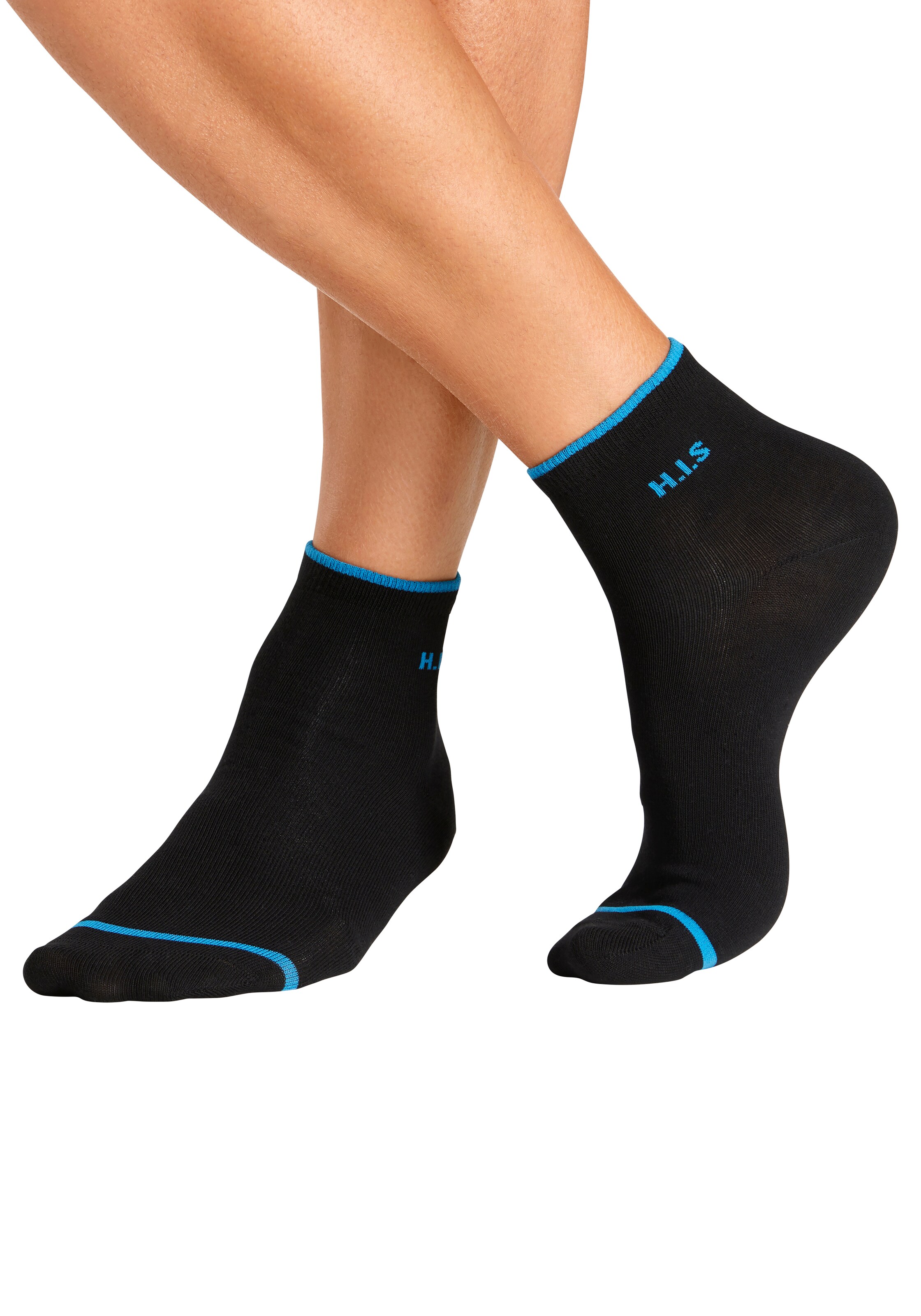 H.I.S Socks in Black: front