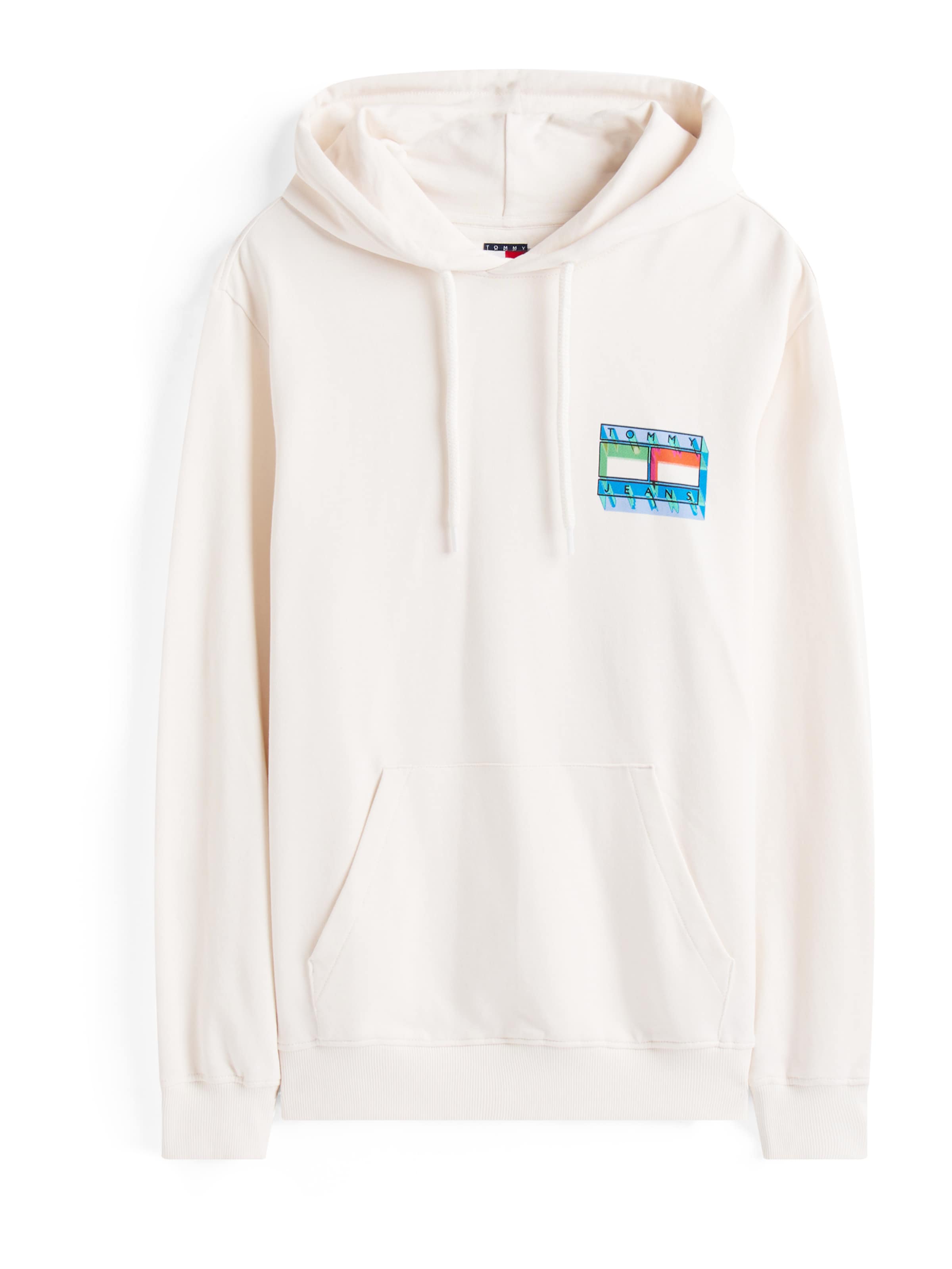 Tommy Jeans Bluzka sportowa w kolorze biały: przód