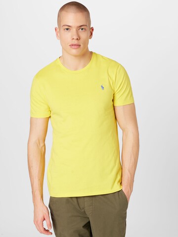 T-Shirt Polo Ralph Lauren en jaune : devant