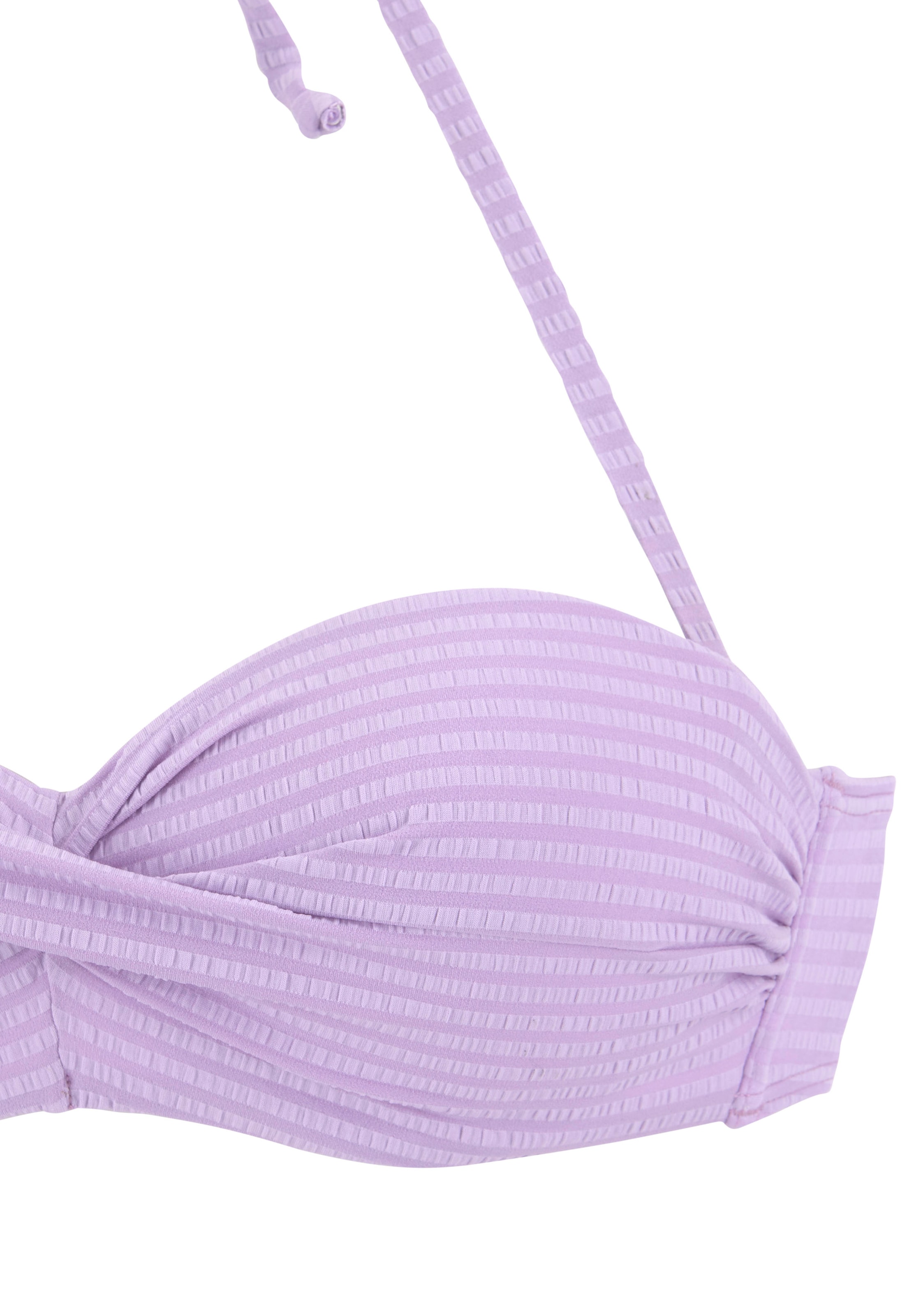 VENICE BEACH Bandeau Bikini in Purple