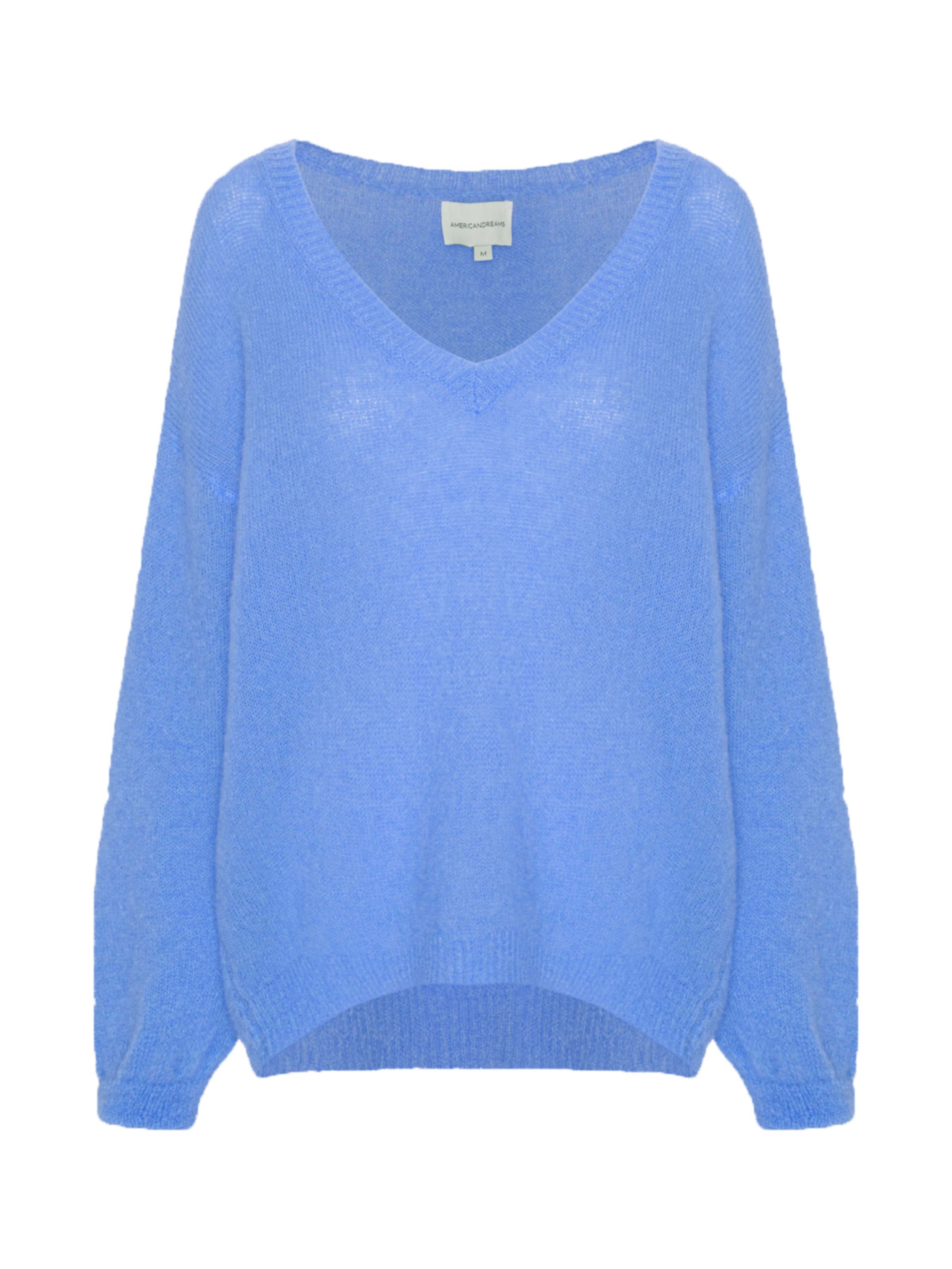 Pull-over oversize 'Silja' americandreams en bleu : devant