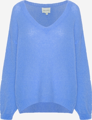americandreams Oversizepullover 'Silja' in Blau: Vorderseite
