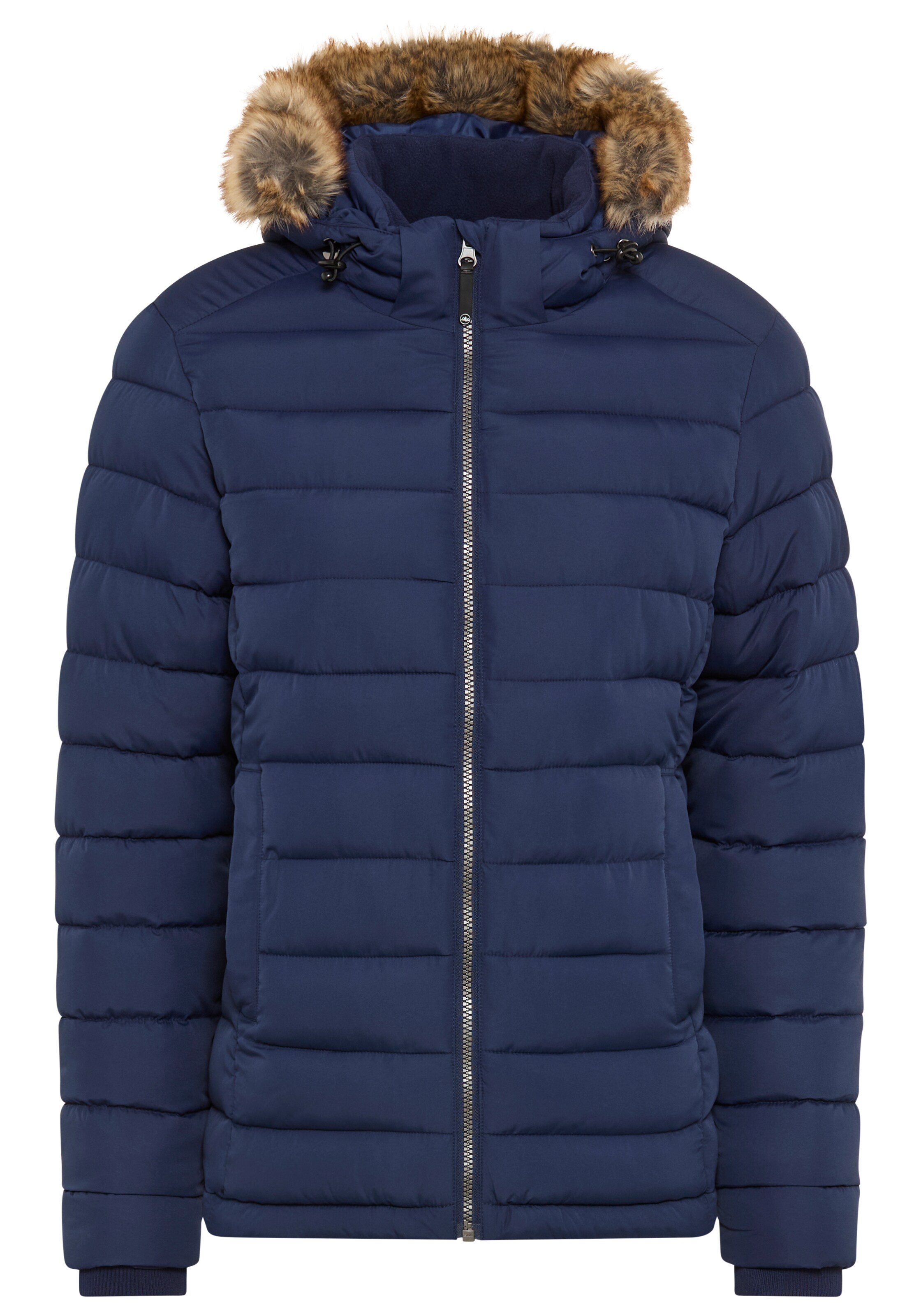 POLARINO Between-Season Jacket in Blue: front