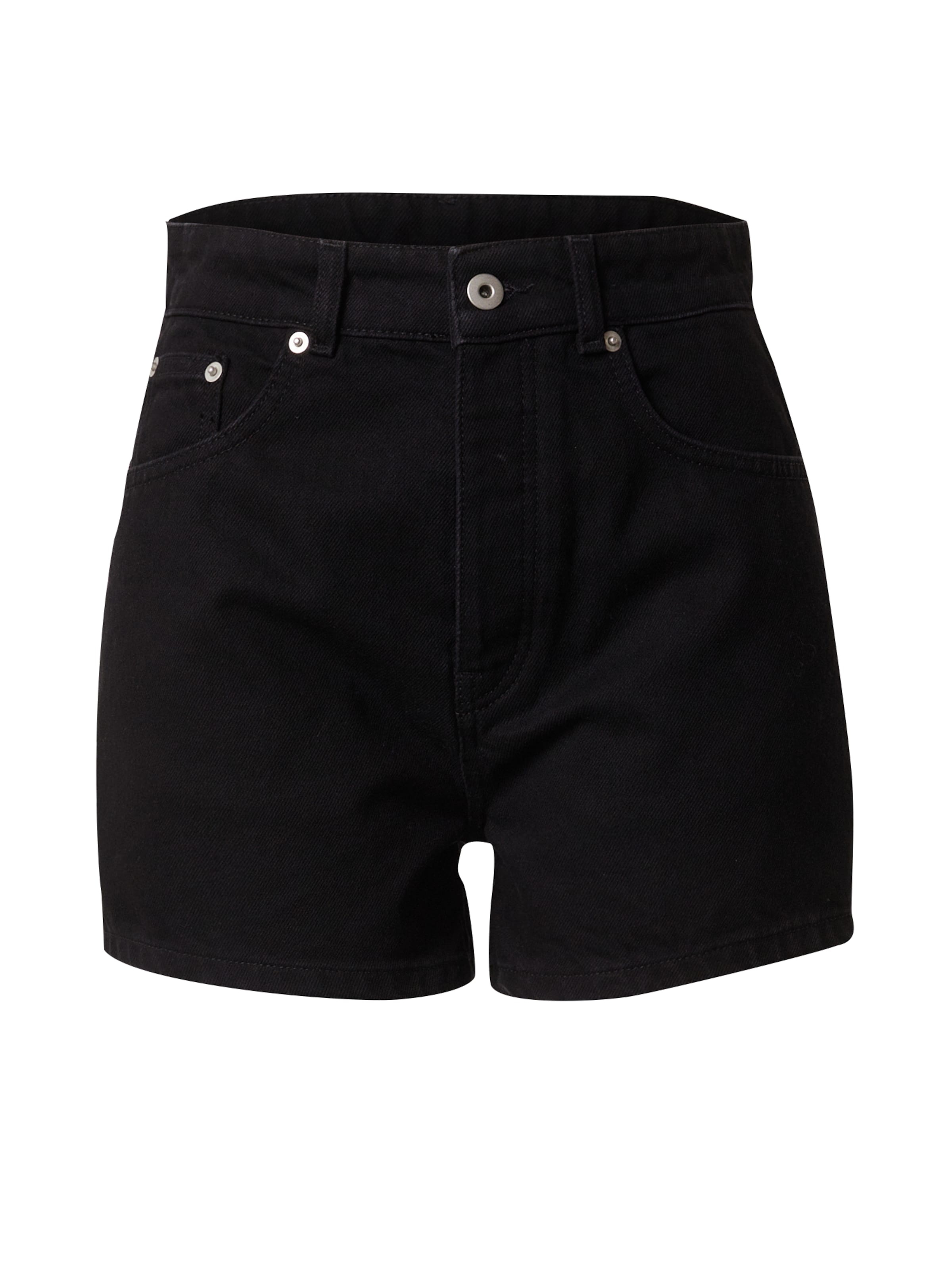 A LOT LESS Kavbojke 'Sonja' | črna barva: sprednja stran