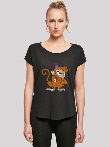 T-shirt 'Disney Aladdin Classic Angry Abu' F4NT4STIC en noir : devant