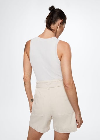 MANGO Regular Shorts 'Ares' in Beige