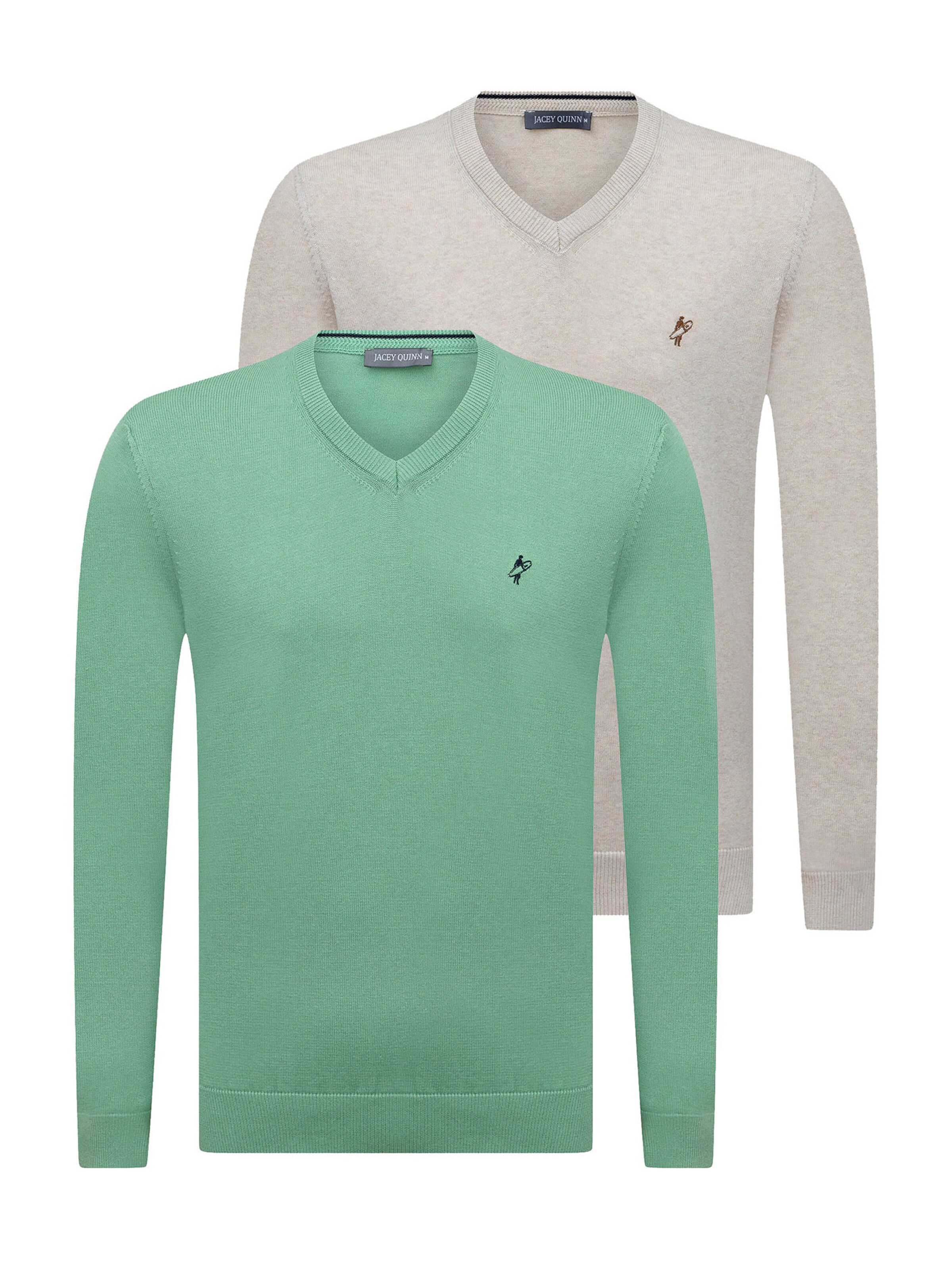 Jacey Quinn Sveter - Béžová: predná strana