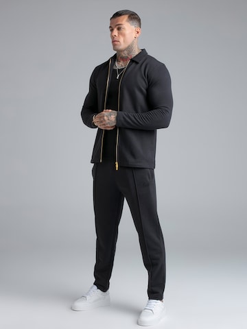 Tapered Pantaloni di SikSilk in nero