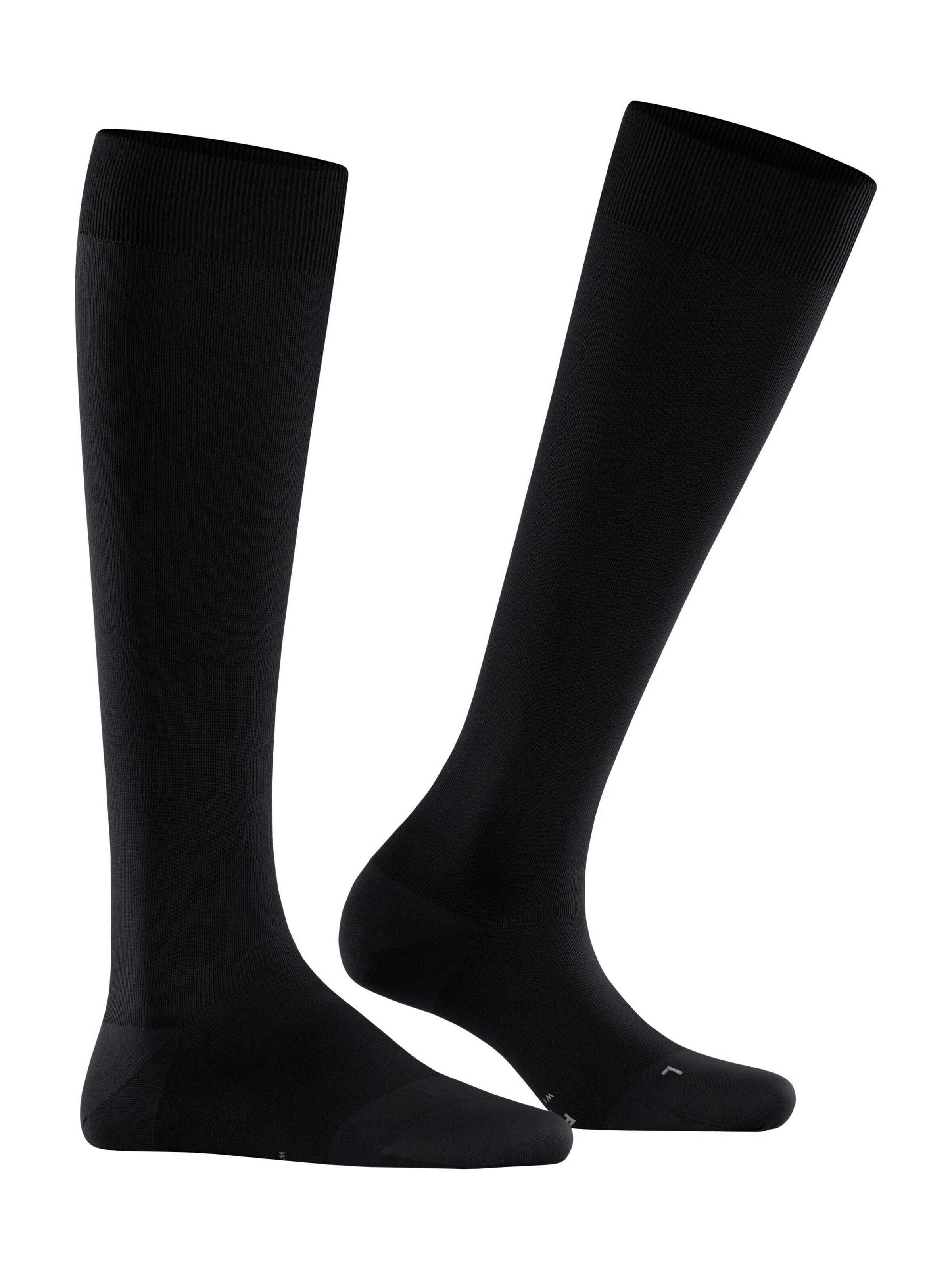 FALKE Overknee Strümpfe 'Energizer'‌‌‌‌‌‌‌‌‌‌ in Schwarz