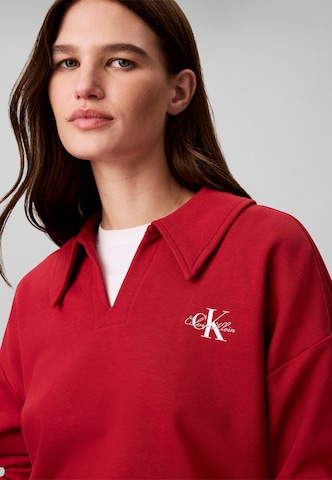 Felpa di Calvin Klein Jeans in rosso