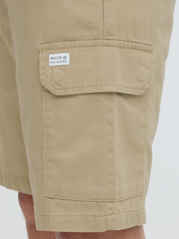 Regular Pantalon cargo ' IDZarwyn ' INDICODE JEANS en beige