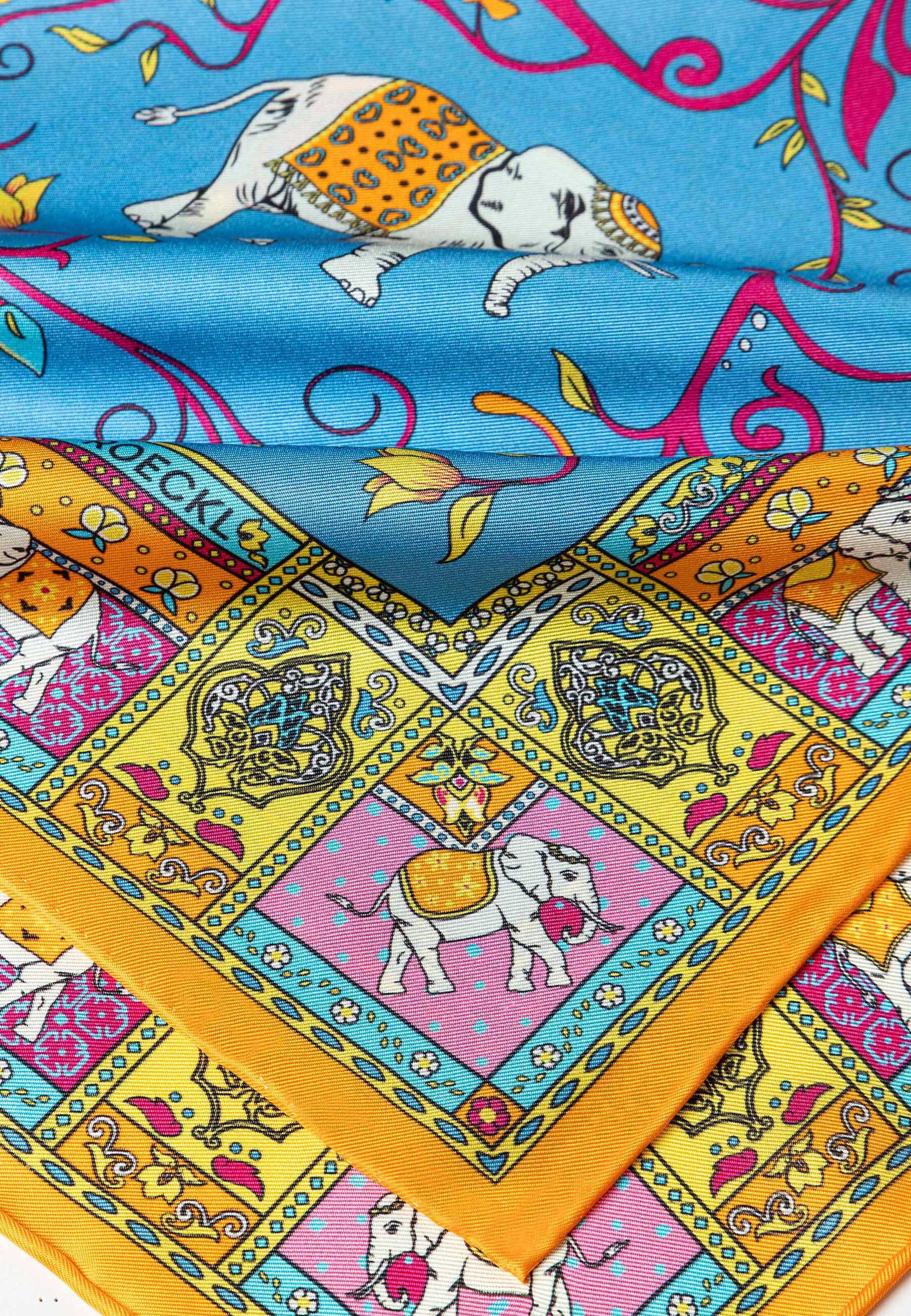 Foulard 'LUCKY ELEPHANT NICKY' di Roeckl in colori misti