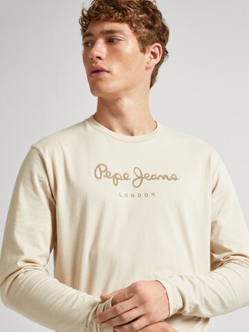 Pepe Jeans Shirt ' EGGO ' in Beige