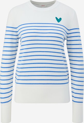 s.Oliver Sweater in White: front