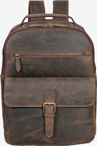 Benthill Backpack in Brown: front