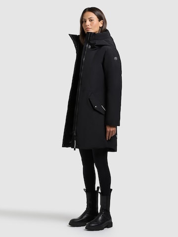 khujo Wintermantel 'Diance' in Schwarz