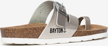 Bayton - Sandalias de dedo 'Biscaye' en plata