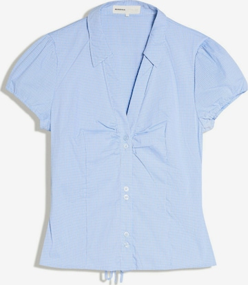 Bershka Bluse in Blau: Vorderseite