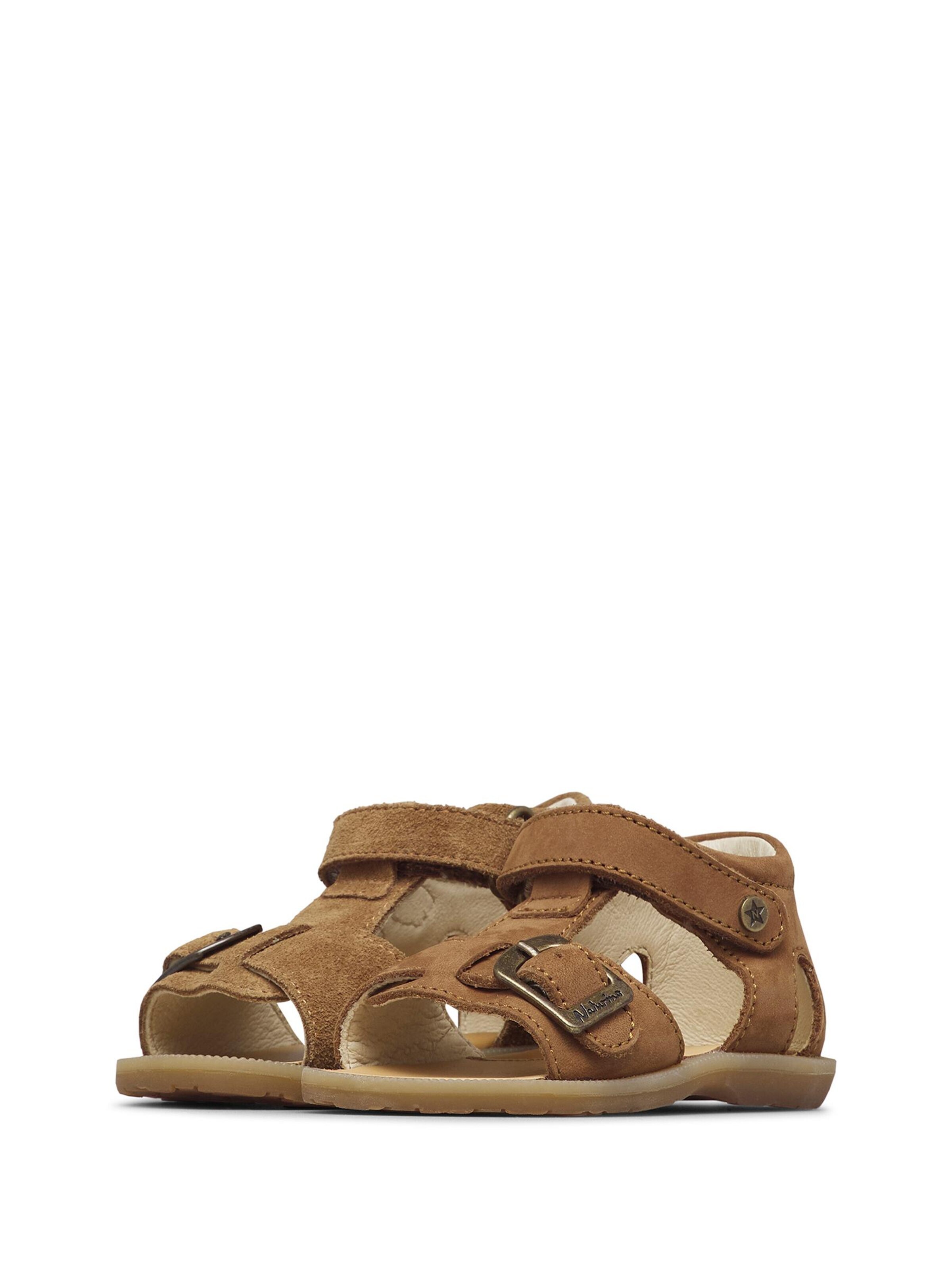 NATURINO Open schoenen 'Quarzo' in Bruin