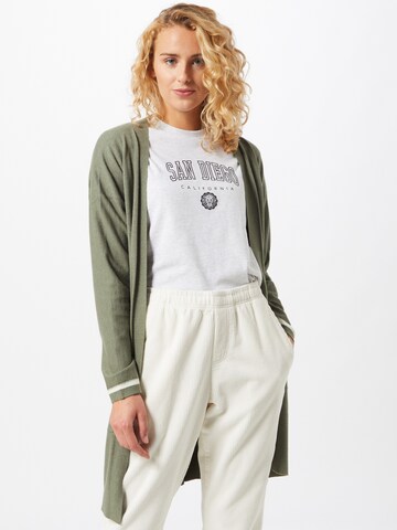 Manteau en tricot STREET ONE en vert : devant