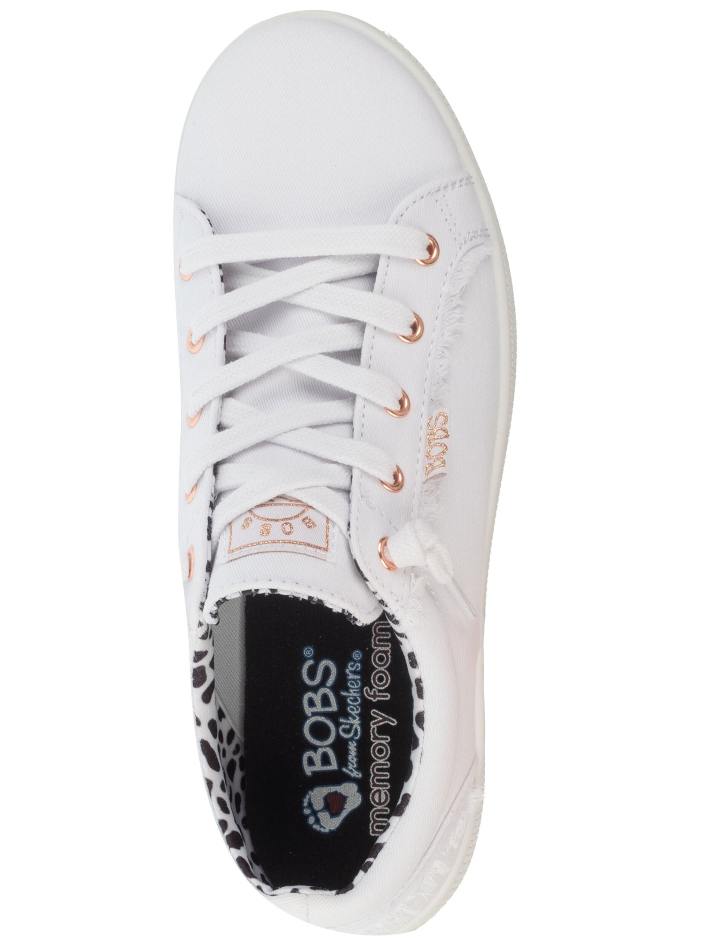 Baskets basses 'Bobs B Extra Cute - 2Cute4U' SKECHERS en blanc