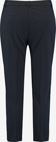 SAMOON Regular Bügelfaltenhose in Blau