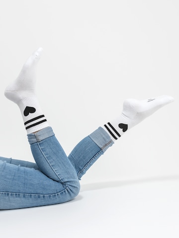 Occulto Athletic Socks 'Venus' in White