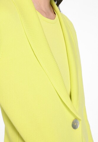 Cardigan Peter Hahn en jaune