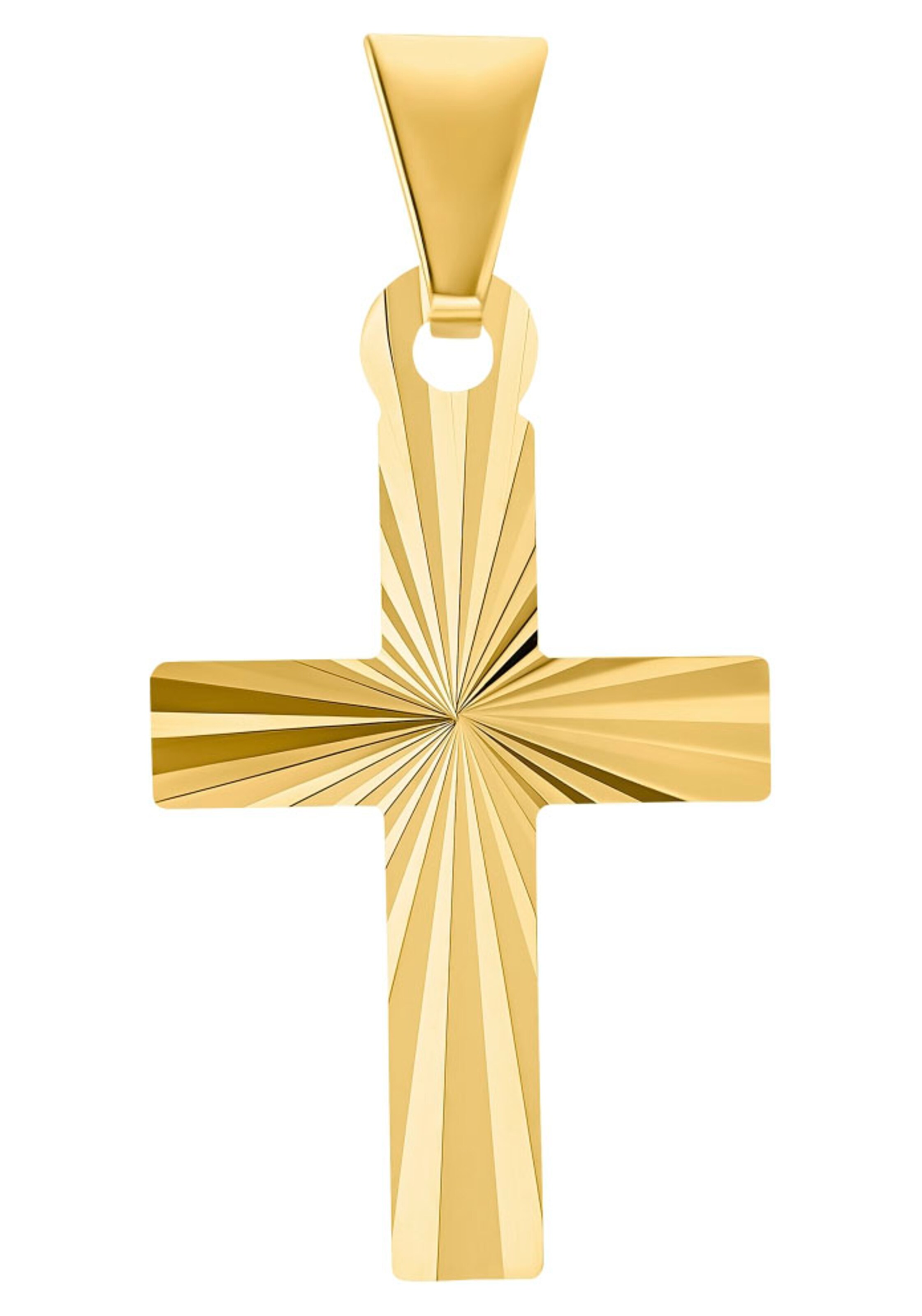 AMOR Pendant in Gold: front