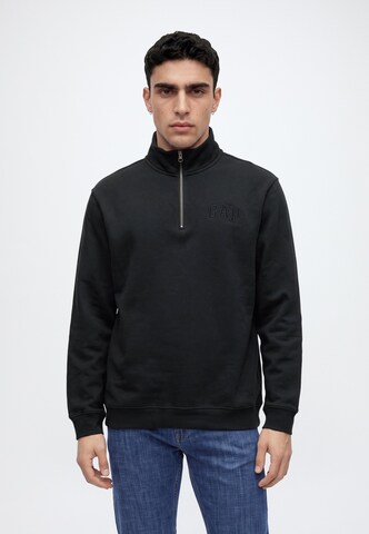 GAP Sweatshirt 'HERITAGE' in Black: front