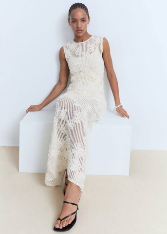 MANGO Kleid in Beige: Vorderseite