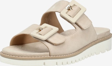 Sandales à lanières ARA en beige : devant