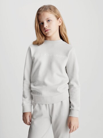 Calvin Klein Jeans Sweatshirt in Grau: Vorderseite
