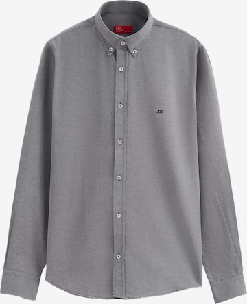 D’S Damat Button Up Shirt in Grey: front