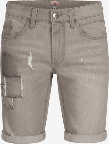 INDICODE JEANS Jeans 'Roberts' in Grijs: voorkant