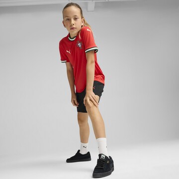 PUMA - Camisa funcionais 'Portugal 2025' em vermelho