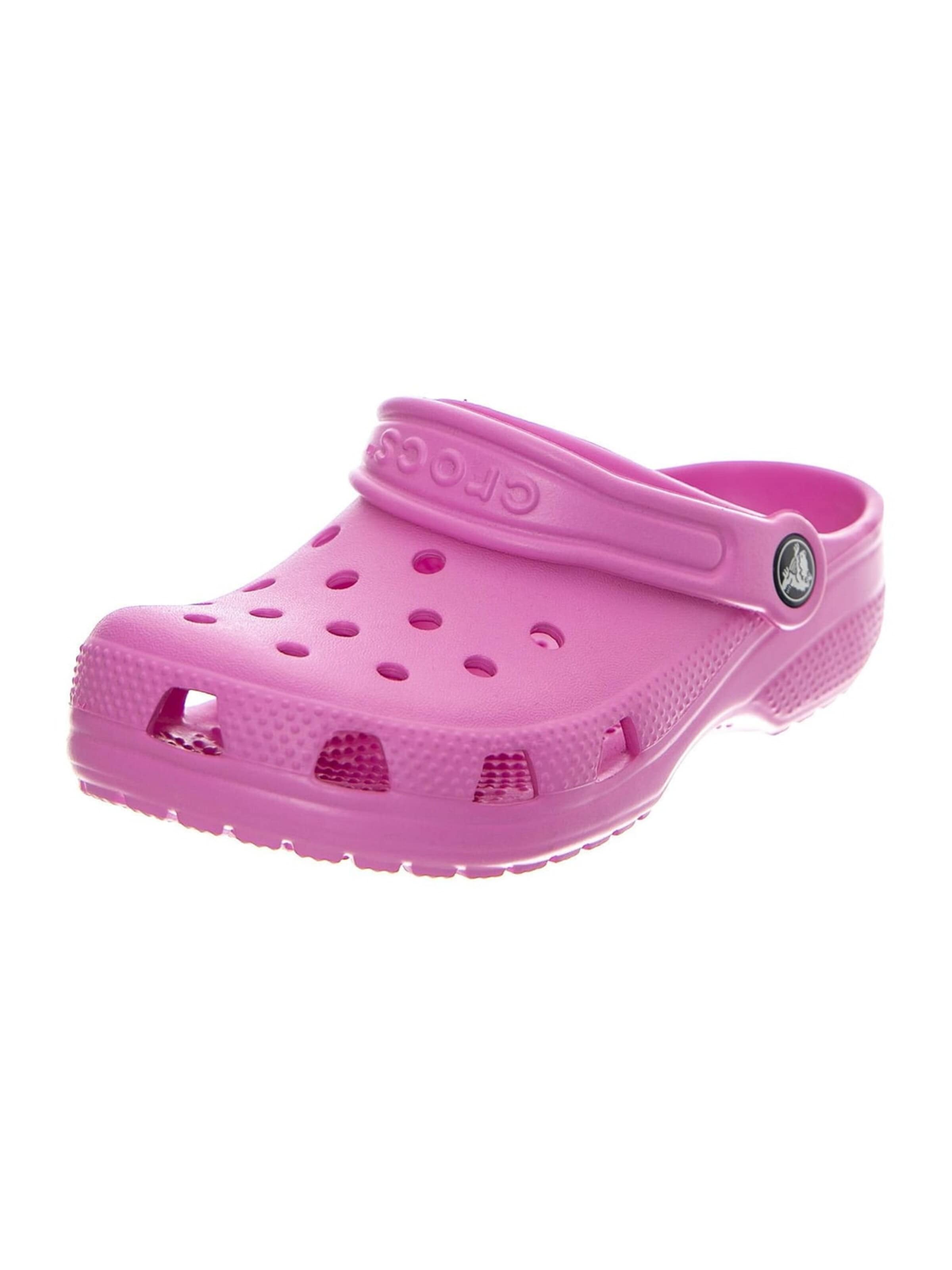 Sandalo 'Classic Clog K Tapk' di Crocs in rosa: frontale