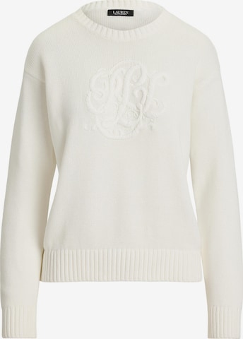 Lauren Ralph Lauren Pullover in Weiß: Vorderseite