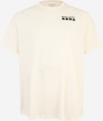 Jack & Jones Plus Paita 'JORBONZAI' värissä beige: etupuoli
