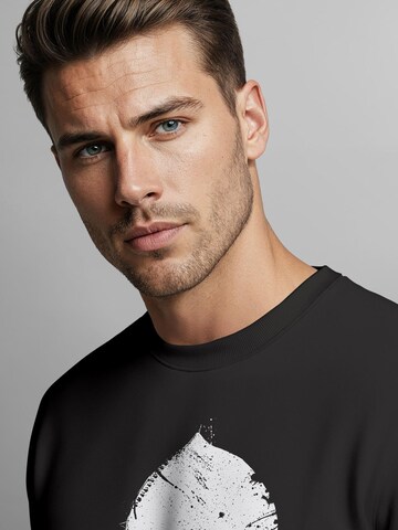 Neverless Sweatshirt 'Sparta 2'‌‌‌‌ in Schwarz