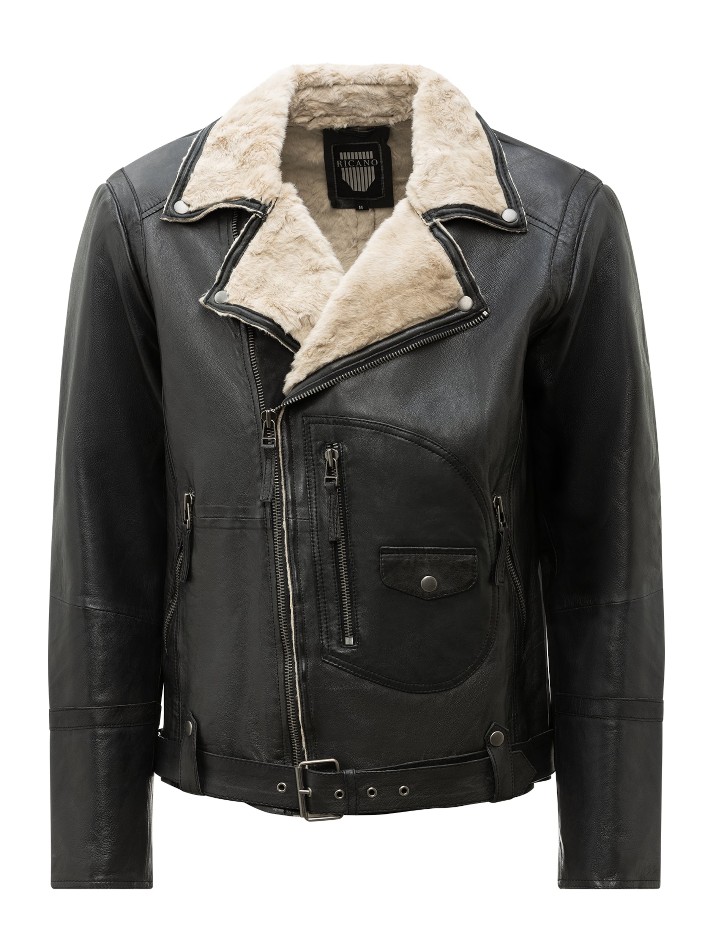 RICANO - Chaqueta de entretiempo 'Harlem' en negro: frente