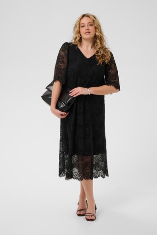 KAFFE CURVE Dress 'KCCarley' in Black: front