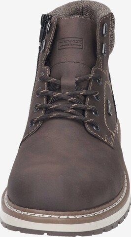 Bottines à lacets Rieker en marron