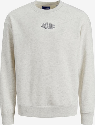 JACK & JONES Sweatshirt 'World' in Grijs: voorkant