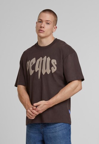 T-Shirt Pequs en marron