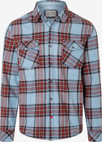 TIMEZONE Regular fit Button Up Shirt in Red: front