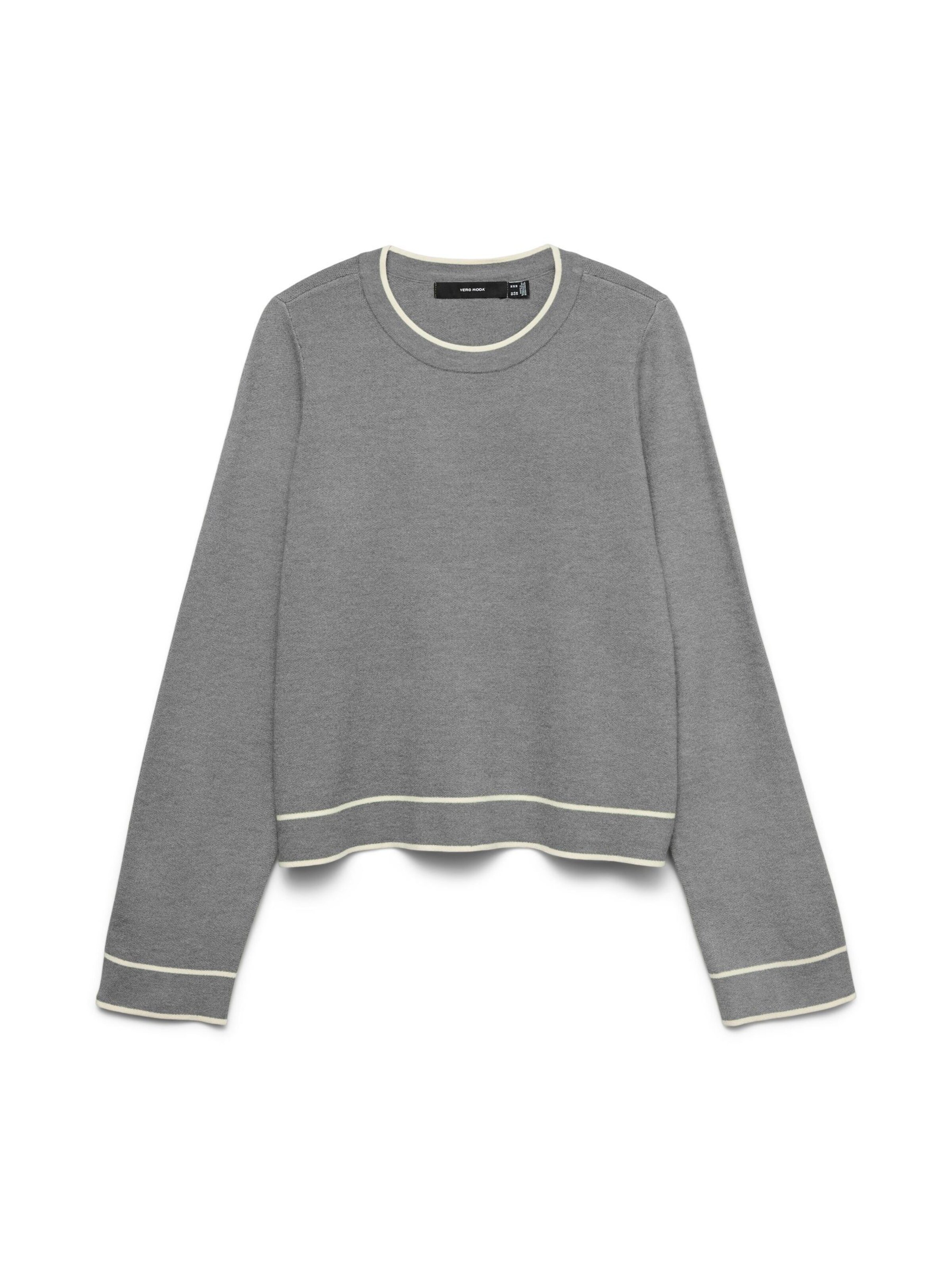 VERO MODA Pullover 'VMGold' i grå: forside
